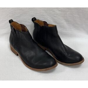 Kork-Ease Velma Chelsea Womens 6.0M Black Soft Leather Pull On Ankle Bootie